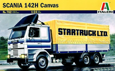 0762  автомобили и мотоциклы  СКАНИЯ 142H "тент" (1:24) 8001283007627
