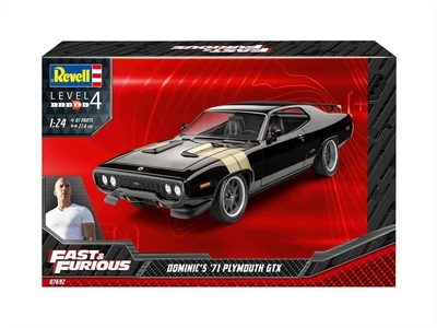 07692  автомобили и мотоциклы  Fast & Furious - Dominic's 1971 Plymouth GTX  (1:24) 4009803076928