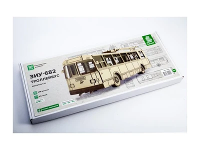 11104  автомобили и мотоциклы  ЗИУ-682 троллейбус  (1:35) 2000002122630