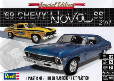 12098  автомобили и мотоциклы  1969 Chevy Nova SS  (1:25) 2000000219844
