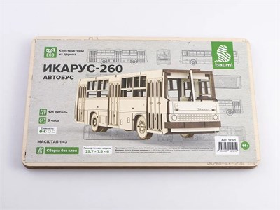 12101  автомобили и мотоциклы  Автобус Ик@рус-260  (1:43) 4694403121019