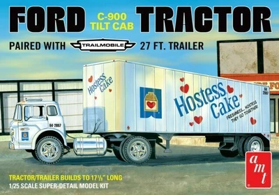 1221  автомобили и мотоциклы  Ford C-900 Tractor w/ Trailer  (1:25) 2000002084143
