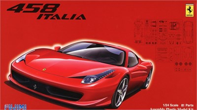 12382  автомобили и мотоциклы  Ferrari 458 Italia  (1:24) 4968728123820