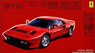 12627  автомобили и мотоциклы  Ferrari 288 GTO  (1:24) 4968728126272