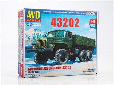1400AVD  автомобили и мотоциклы  Бортовой автомобиль 43202  (1:43) 4610045014007