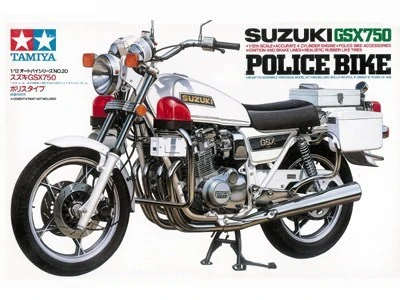 14020  автомобили и мотоциклы  Suzuki GSX 750 Police Bike  (1:12) 2000000087863