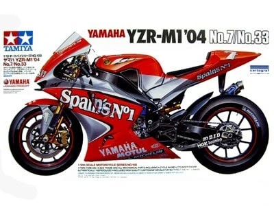 14100  автомобили и мотоциклы  Yamaha YZR-M1 '04 (1:12) 4950344996902