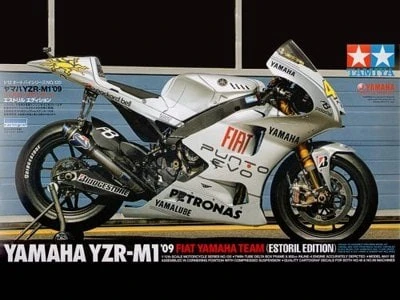 14120  автомобили и мотоциклы  Yamaha YZR-M1 2009 Fiat team  (1:12) 2000000086422