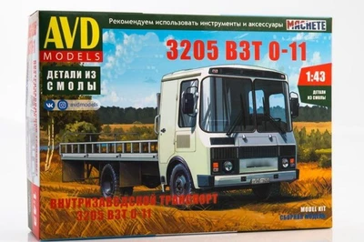 1546AVD  автомобили и мотоциклы  П@З-3205 ВЗТ 0-11  (1:43) 4610045015462