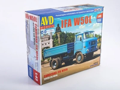 1566AVD  автомобили и мотоциклы  IFA W50L самосвал  (1:43) 4610045015660