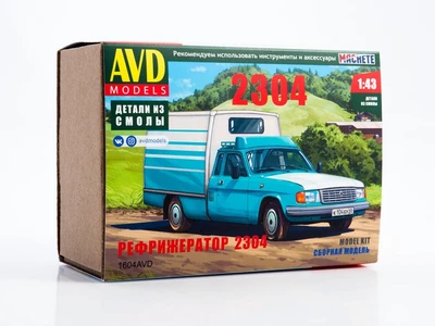 1604AVD  автомобили и мотоциклы Автомобиль 2304 рефрижератор  (1:43) 4610045016049