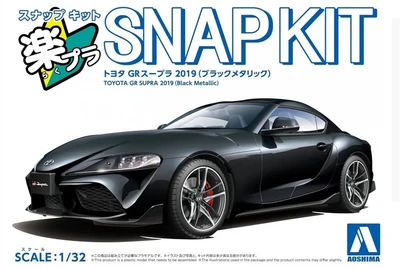 20033  автомобили и мотоциклы  Toyota GR Supra 2019 (Black Metallic) Snap Kit  (1:32) 4905083200339