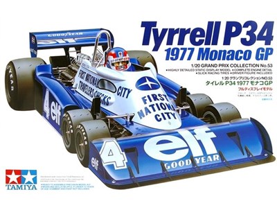 20053  автомобили и мотоциклы  Tyrrell P34 1977  (1:20) 2000000063508