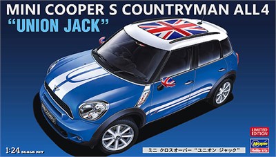 20253  автомобили и мотоциклы  MINI COOPER S COUNTRYMAN ALL4 "UNION JACK"  (1:24) 2000000077093
