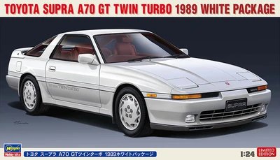 20504  автомобили и мотоциклы  Toyota Supra A70 GT Twin Turbo 1989 White Package  (1:24) 4967834205048