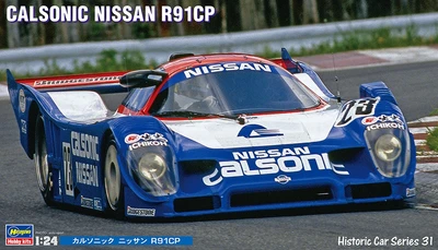 21131  автомобили и мотоциклы  Calsonic Nissan R91CP Historic Car series 31  (1:24) 4967834211315