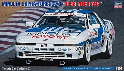 21142  автомобили и мотоциклы  Toyota Supra Turbo A70 "1988 InterTEC‎”  (1:24) 4967834211421