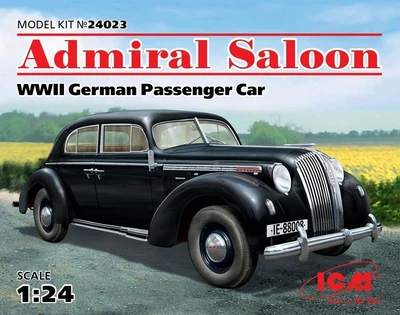 24023  автомобили и мотоциклы  Адмирал Седан  пассажирский  (1:24) 2000000063355
