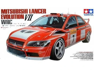 24257  автомобили и мотоциклы  Mitsubishi Lancer Evo VII WRC (1:24) 4950344995332