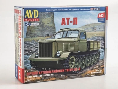 3025AVD  автомобили и мотоциклы  Легкий артиллерийский тягач АТ-Л  (1:43) 4610045030250