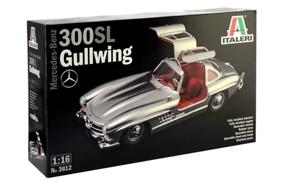 3612  автомобили и мотоциклы  MERCEDES-BENZ 300 SL GULLWING  (1:16) 800128303612