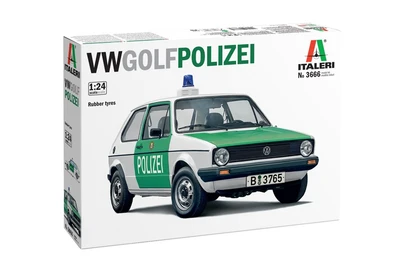 3666  автомобили и мотоциклы  VW Golf Polizei  (1:24) 8001283036665