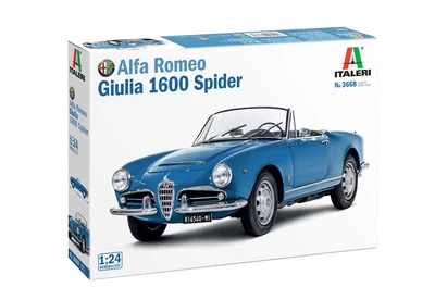 3668  автомобили и мотоциклы  Alfa Romeo Giulia 1600 Spider  (1:24) 8001283036689