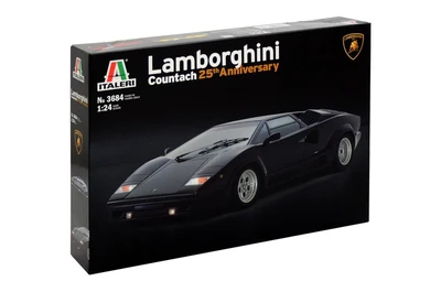 3684  автомобили и мотоциклы  LAMBORGHINI COUNTACH 25tn Anniversar  (1:24) 8001283036849