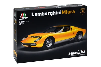 3686  автомобили и мотоциклы  LAMBORGHINI MIURA  (1:24) 8001283036863