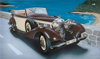 3701  автомобили и мотоциклы  MERCEDES BENZ 540K  (1:24) 8001283037013