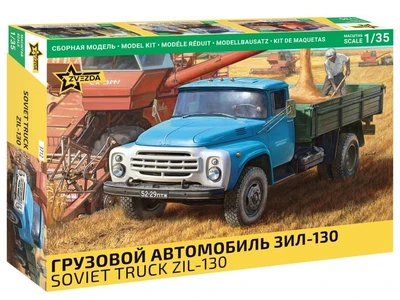 3712  автомобили и мотоциклы  Грузовой автомобиль ЗИЛ-130  (1:35) 4600327037121
