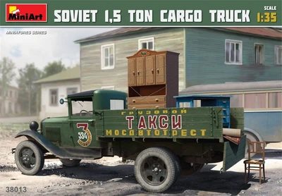 38013  автомобили и мотоциклы  SOVIET 1,5 TON CARGO TRUCK  (1:35) 2000002100607