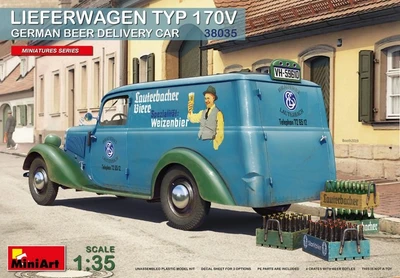 38035  автомобили и мотоциклы  LIEFERWAGEN TYP 170V GERMAN BEER DELIVERY CAR  (1:35) 4820183312563