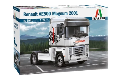 3941  автомобили и мотоциклы  RENAULT AE500 MAGNUM  2001  (1:24) 8001283039413