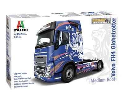 3942  автомобили и мотоциклы  VOLVO FH4 Globetrotter Medium Roof  (1:24) 8001283039420