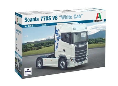 3965  автомобили и мотоциклы  SCANIA S770 V8 "WHITE CAB"  (1:24) 8001283039659