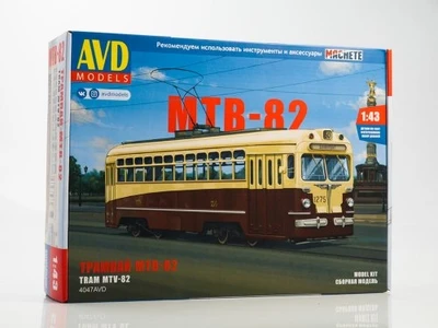 4047AVD  техника и вооружение  Трамвай МТВ-82  (1:43) 4610045040471
