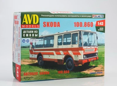 4058AVD  автомобили и мотоциклы  Автобус Skoda 100.860  (1:43) 4610045040587