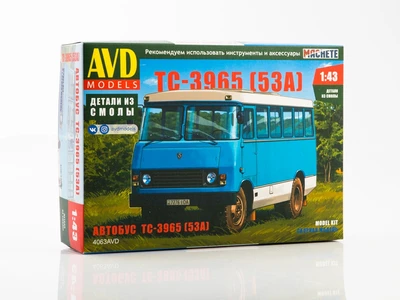 4063AVD  автомобили и мотоциклы  Автобус ТС-3965  (1:43) 4610045040631