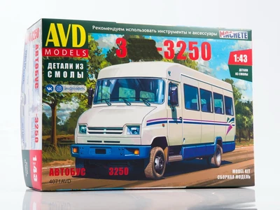 4071AVD  автомобили и мотоциклы  автобус З&Л-3250  (1:43) 4610045040716