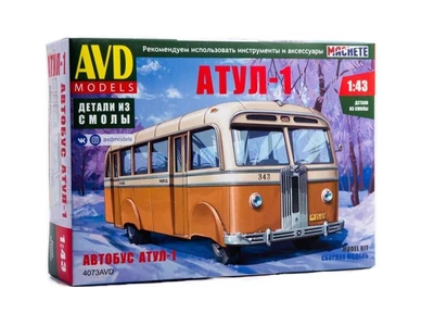4073AVD  автомобили и мотоциклы  Автобус Атул-1  (1:43) 4610045040730