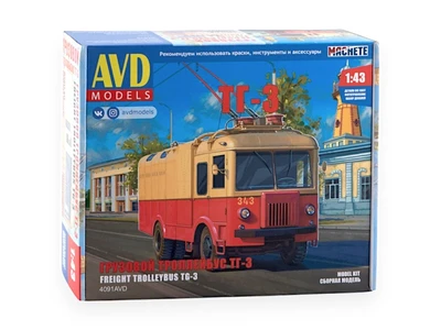 4091AVD  автомобили и мотоциклы  Грузовой троллейбус ТГ-3  (1:43) 2000002182924
