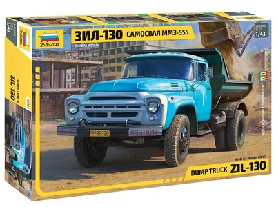 43004  автомобили и мотоциклы  ЗИЛ-130 Самосвал ММЗ-555  (1:43) 4600327430045