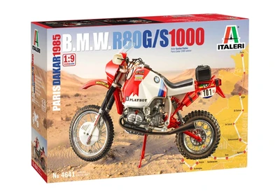 4641  автомобили и мотоциклы  B.M.W. R80 G/S 1000 Paris Dakar 1985  (1:9) 8001283046411