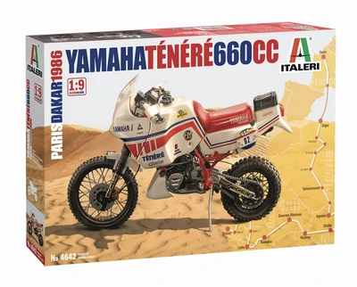 4642  автомобили и мотоциклы  Yamaha Ténéré 660 cc Paris Dakar 1986  (1:9) 8001283046428