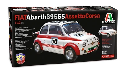 4705  автомобили и мотоциклы  FIAT Abarth 695SS/Assetto Corsa  (1:12) 8001283047050