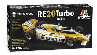 4707  автомобили и мотоциклы  RENAULT RE 20 Turbo  (1:12) 8001283047074