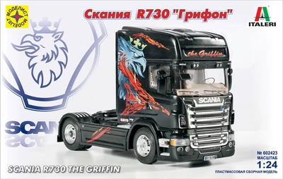 602423  автомобили и мотоциклы  СКАНИЯ R730 "Грифон" (1:24) 4607061766959