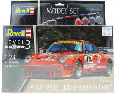 67031  автомобили и мотоциклы  Porsche 934 RSR "Jagermeister"  (1:24) 4009803670317