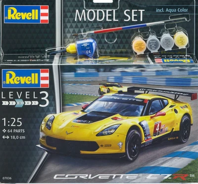 67036  автомобили и мотоциклы  Corvette C7.R  (1:25) 4009803670362